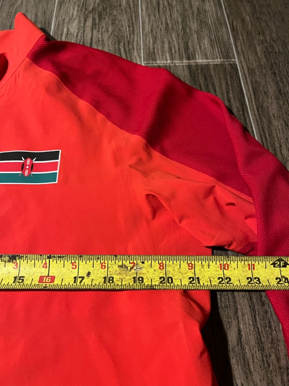 Nike Kenya National Team Jacket Mens Large Red Olympics Running Track Field - Picture 7 of 8